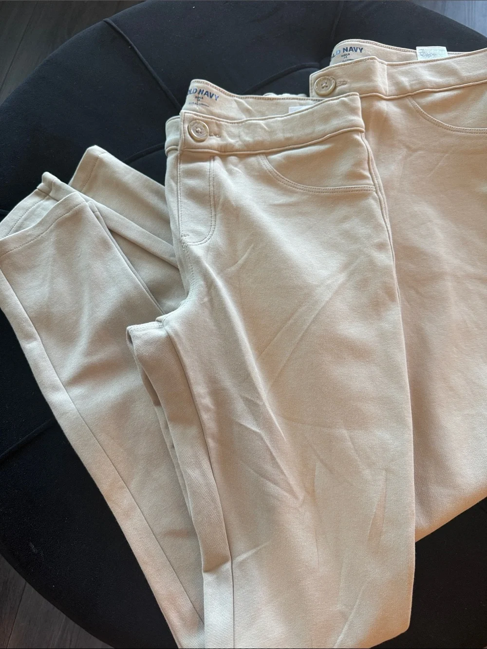 Old Navy Girls' Beige Pull-On Jeggings